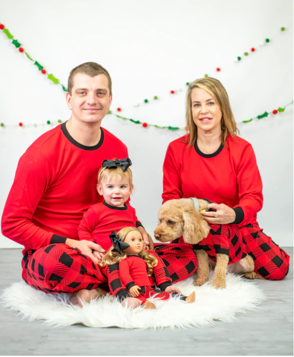 Christmas Pajamas ~ Adult - Pinwheel Prints