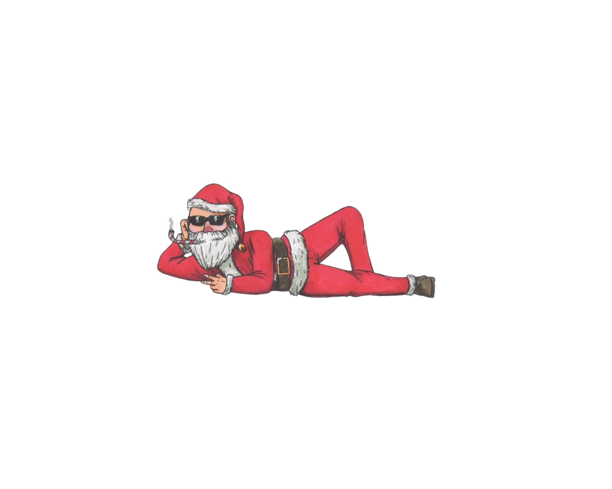 Santa Sticker